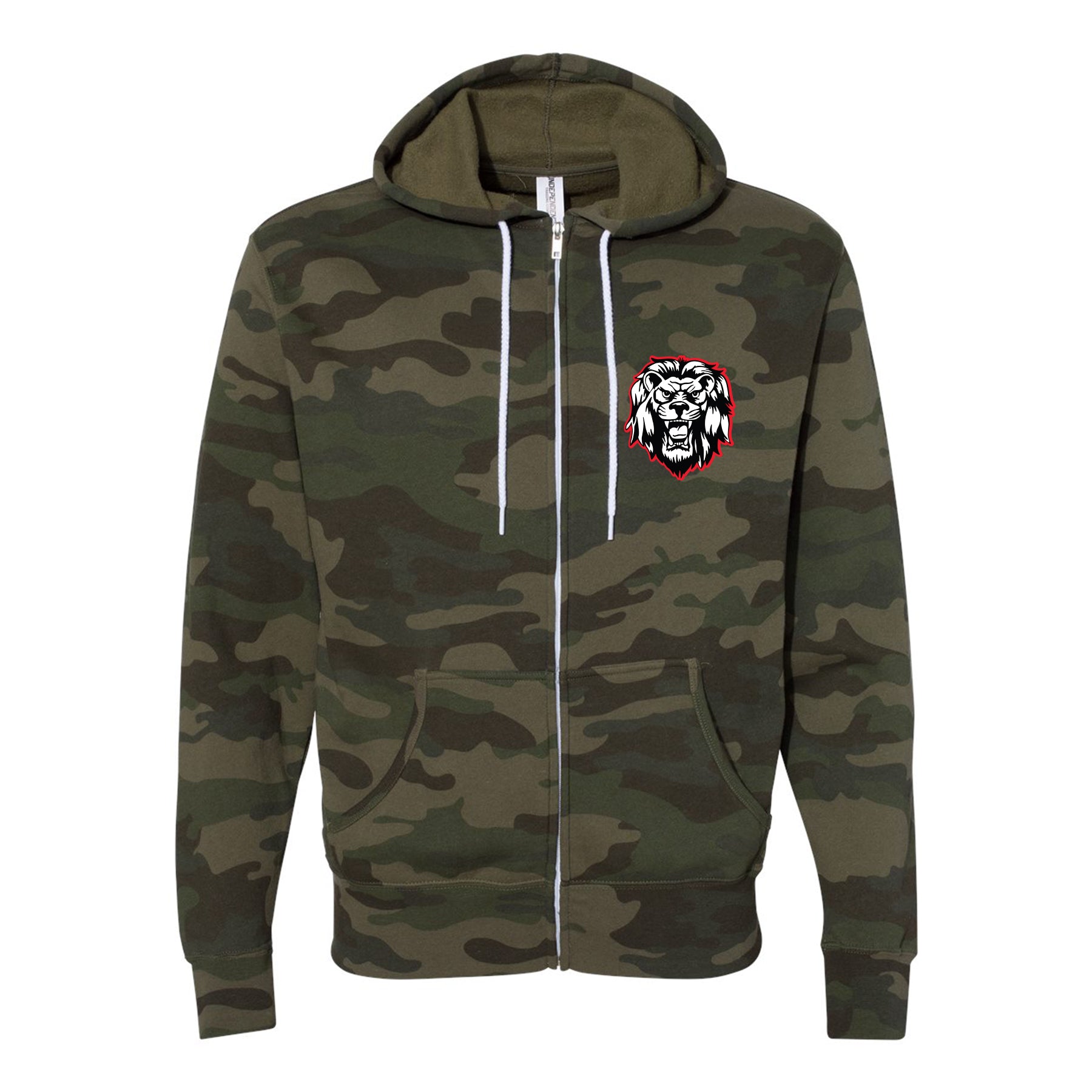 Camo Liberty Lion Full Zip Sweatshirt