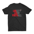 Liberty Lions Football Slash Unisex Tee