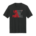 Liberty Lions Football Slash Dri Fit Tee