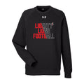 Liberty Lions Football Slash Under Armour Crewneck Sweatshirt
