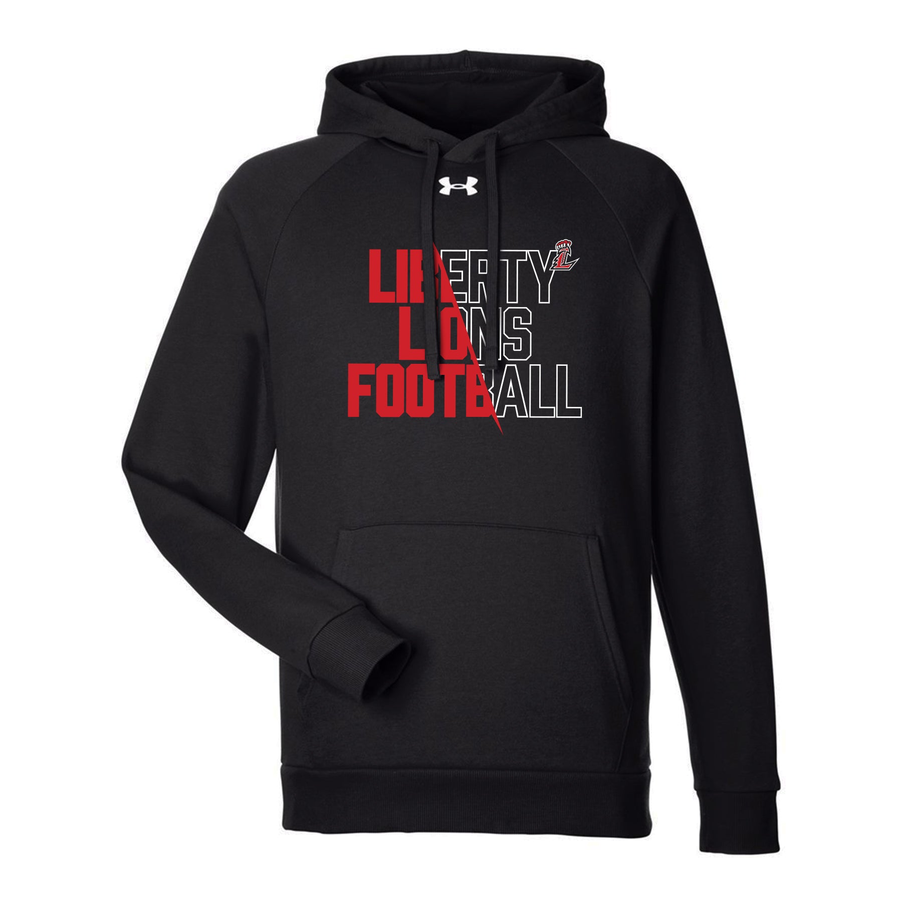 Liberty Lions Football Slash Under Armour Hoodie