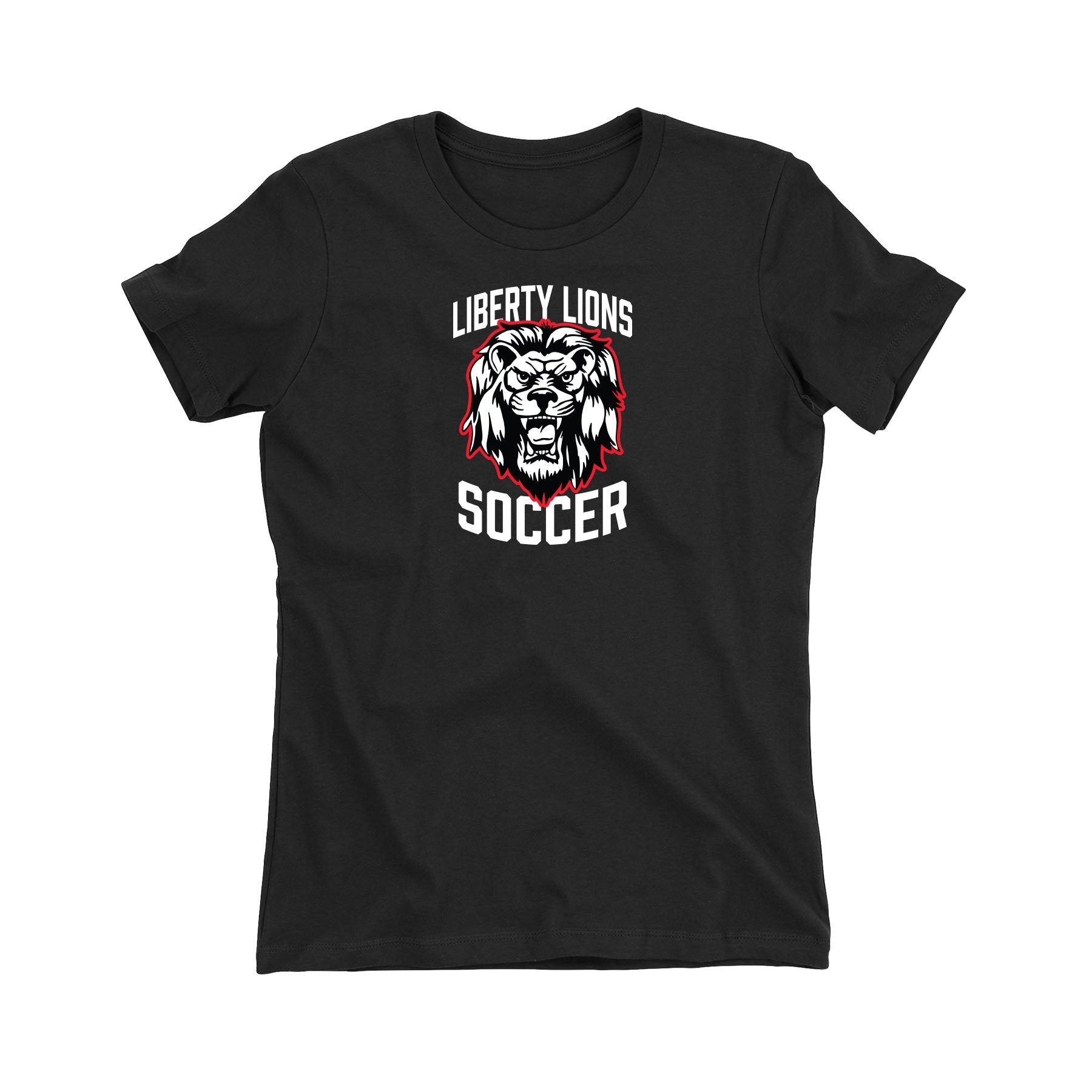 Liberty Lions Soccer Women's Fit Tee