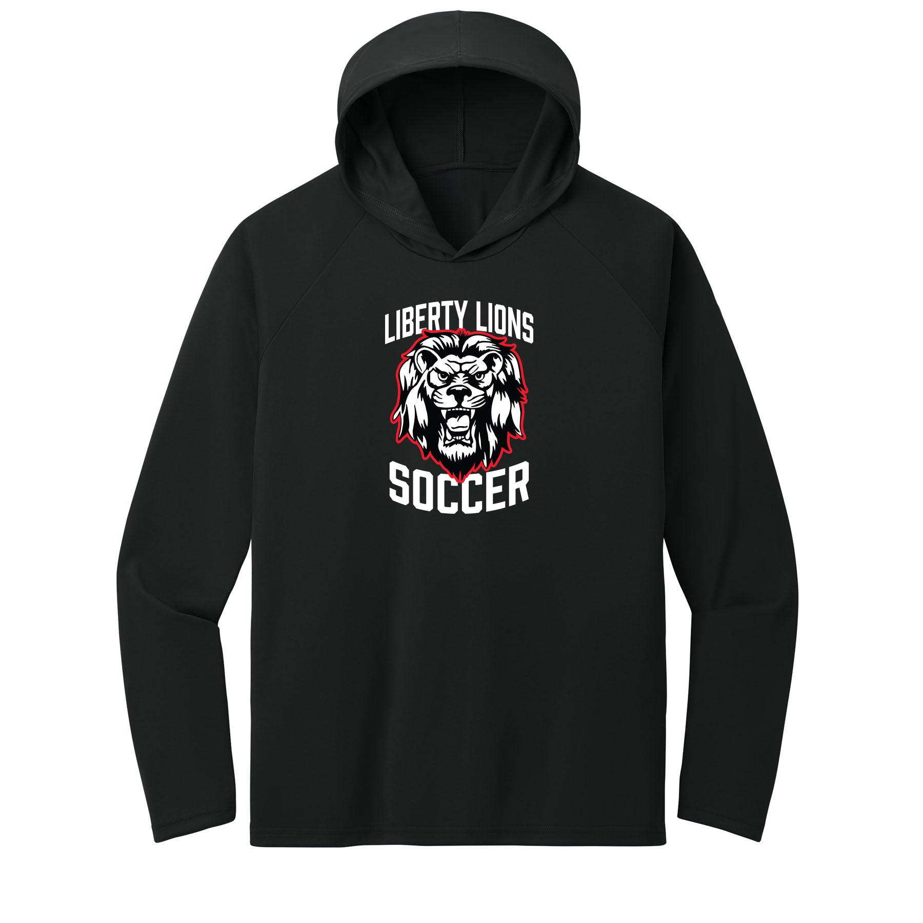 Liberty Lions Soccer Performance Hooded Long Sleeve Tee