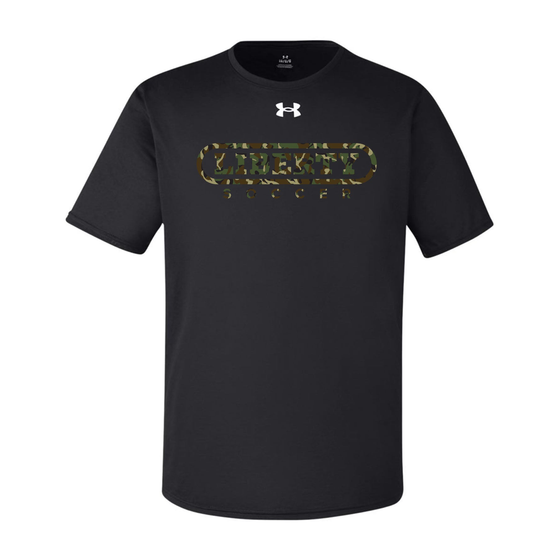 Liberty Soccer Camo Under Armour Tee