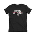 Liberty Senior Volleyball Mom Women's Fitted Tee