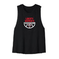 Liberty Lions Womens Basketball Cropped Racerback Tank