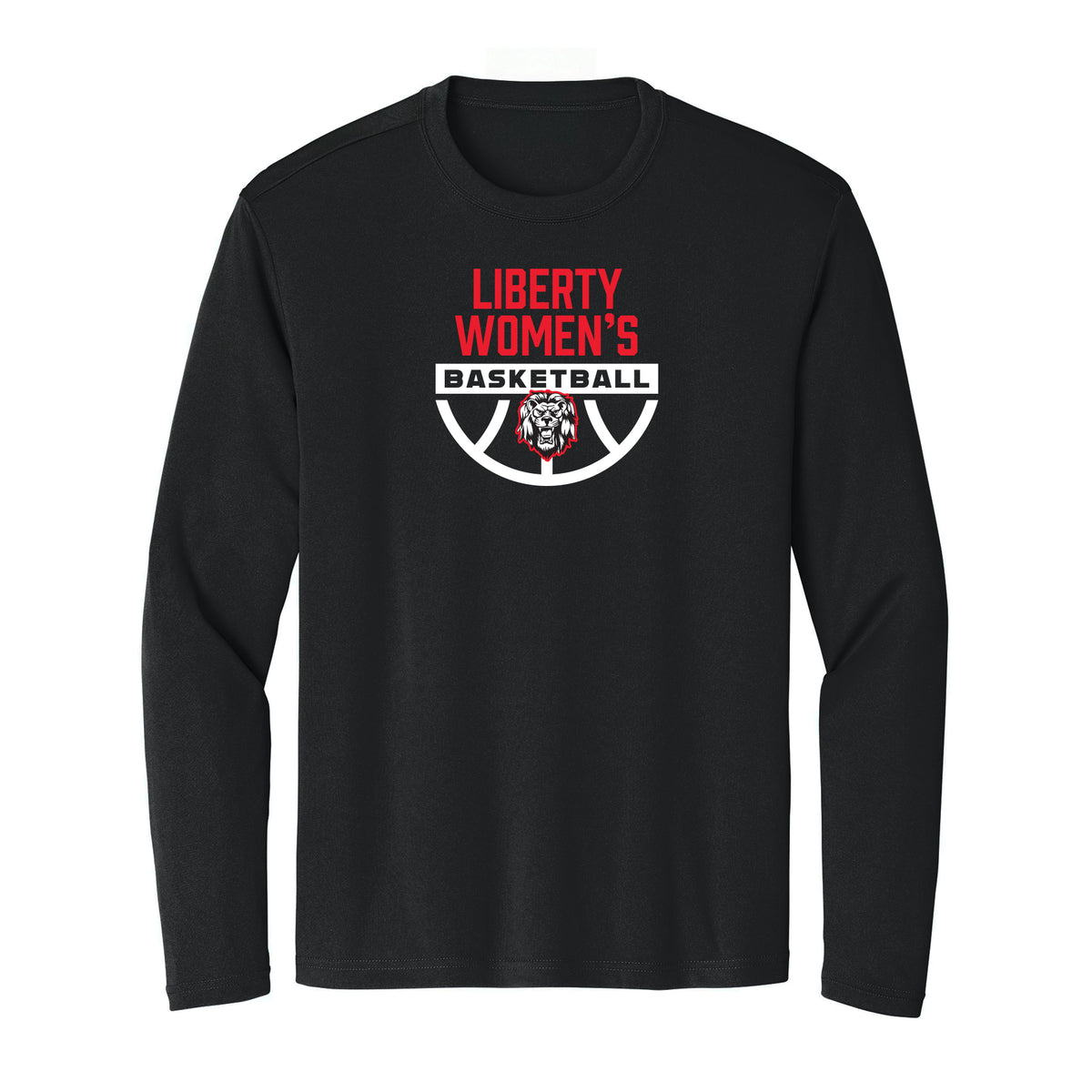 Liberty Lions Womens Basketball Long Sleeve Tee