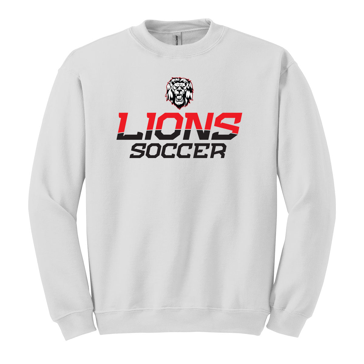 Lions Soccer 2 Color Crewneck Sweatshirt