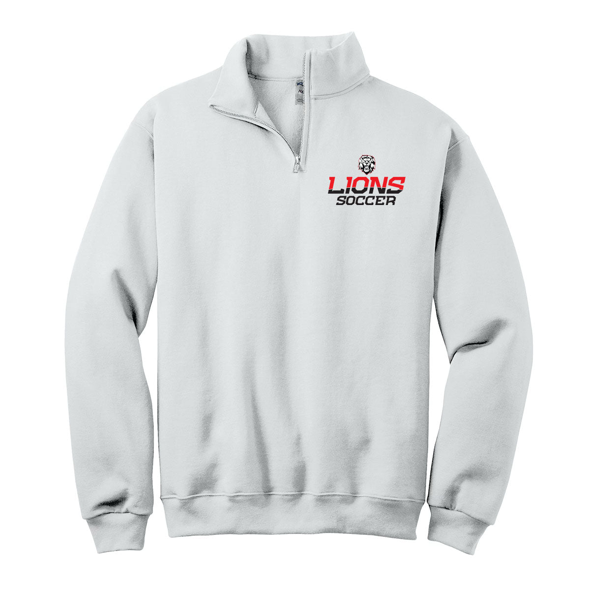 Lions Soccer 2 Color 1/4 Zip Fleece