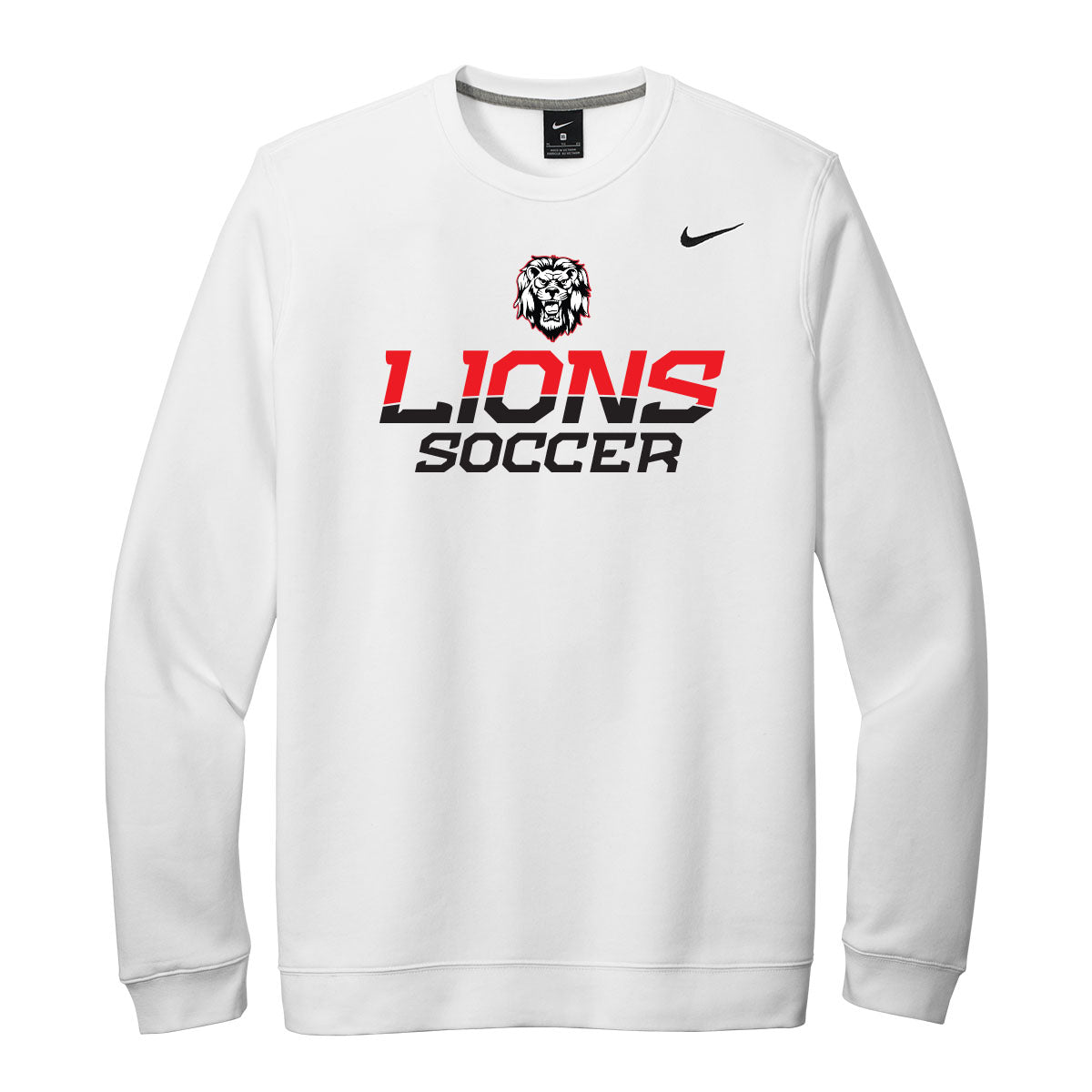 Lions Soccer 2 Color Nike Crewneck Sweatshirt