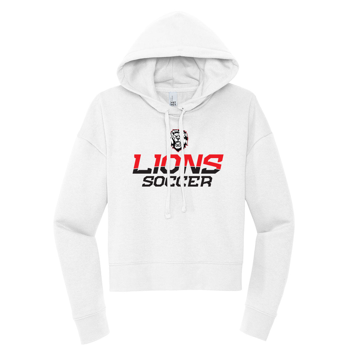 Lions Soccer 2 Color Cropped Hoodie