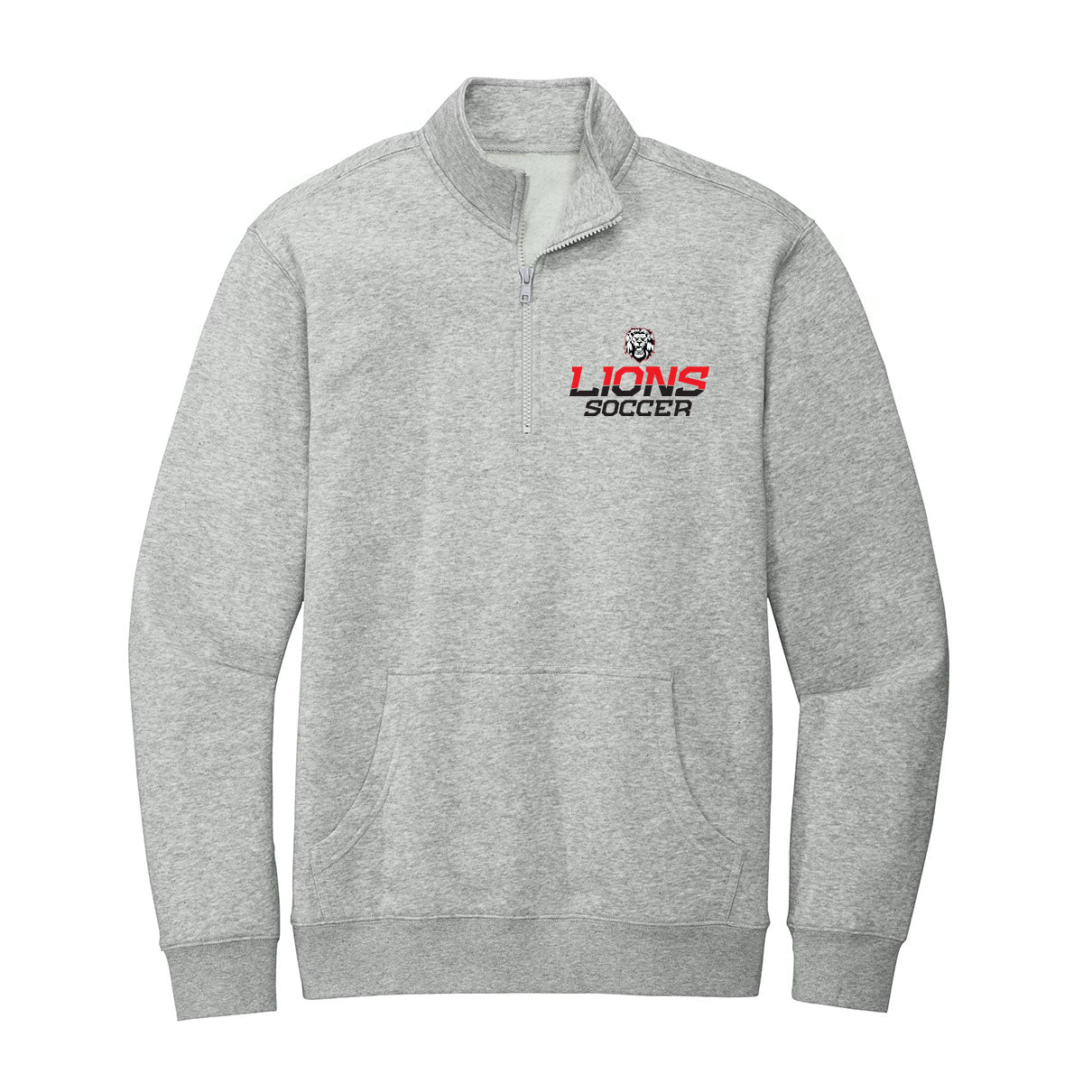 Lions Soccer 2 Color 1/4 Zip Fleece