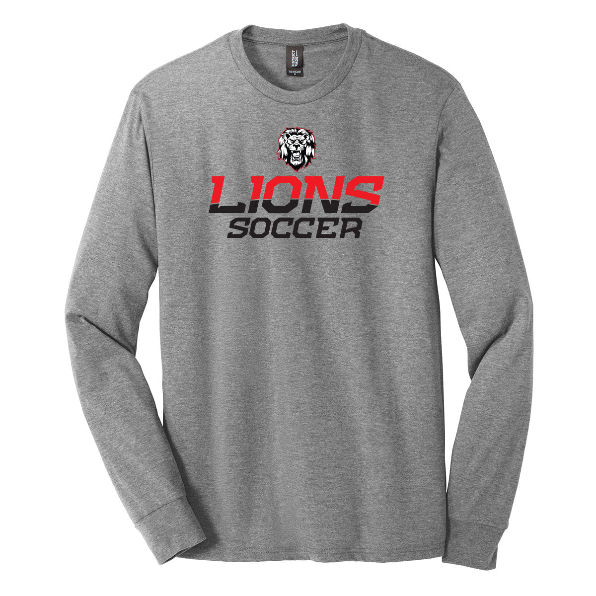 Lions Soccer 2 Color Unisex Long Sleeve Tee