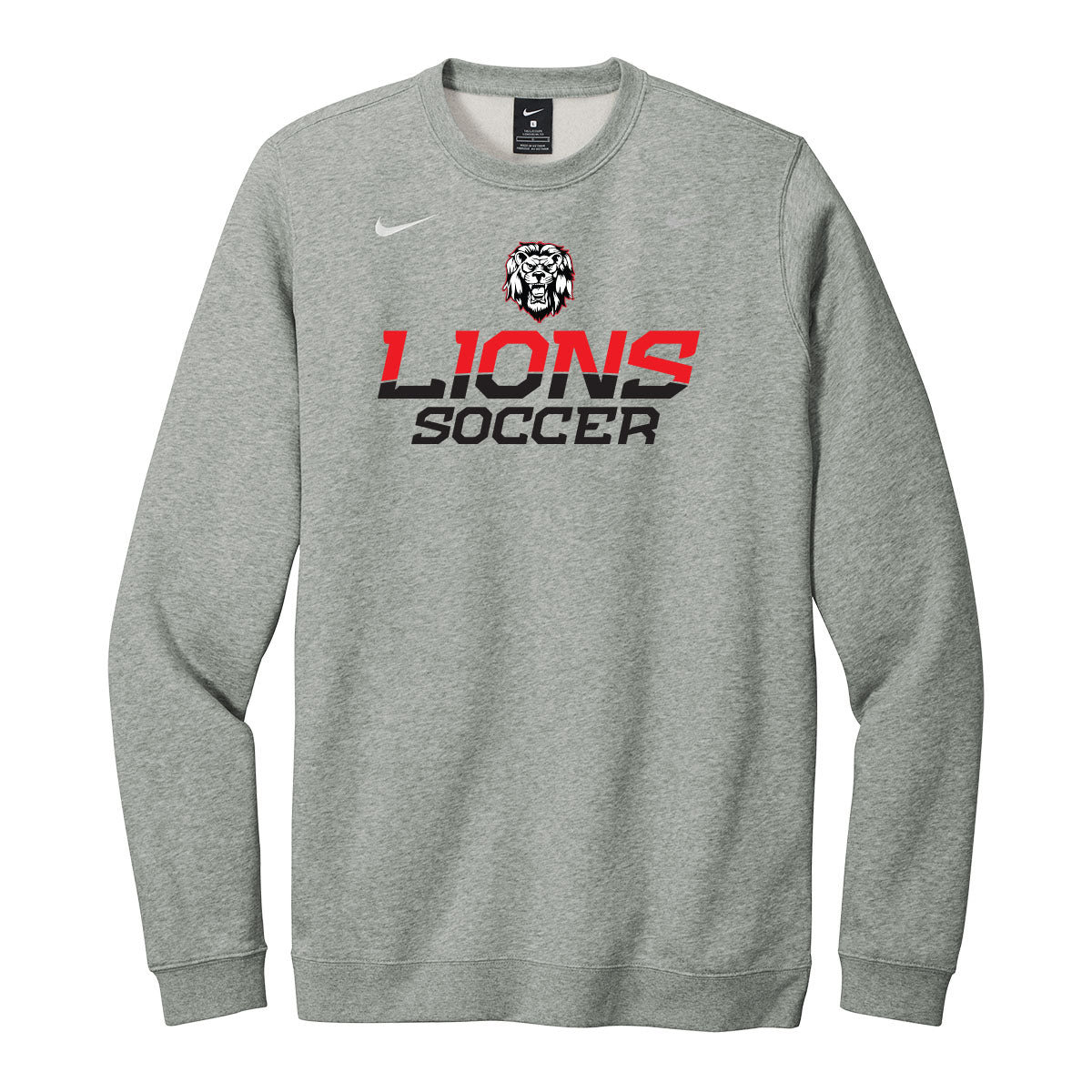 Lions Soccer 2 Color Nike Crewneck Sweatshirt