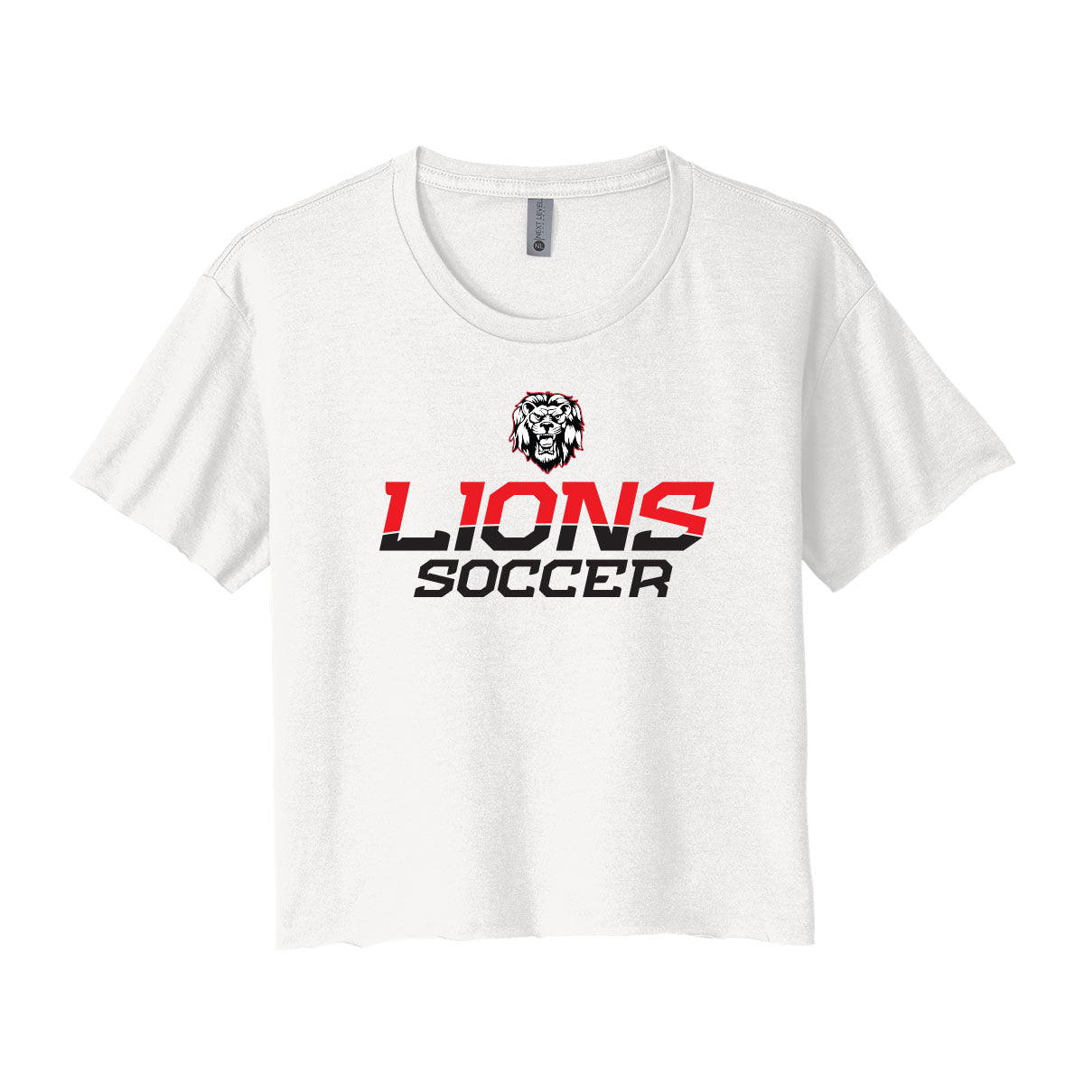 Lions Soccer 2 Color Cropped Tee