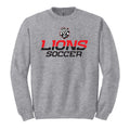 Lions Soccer 2 Color Crewneck Sweatshirt
