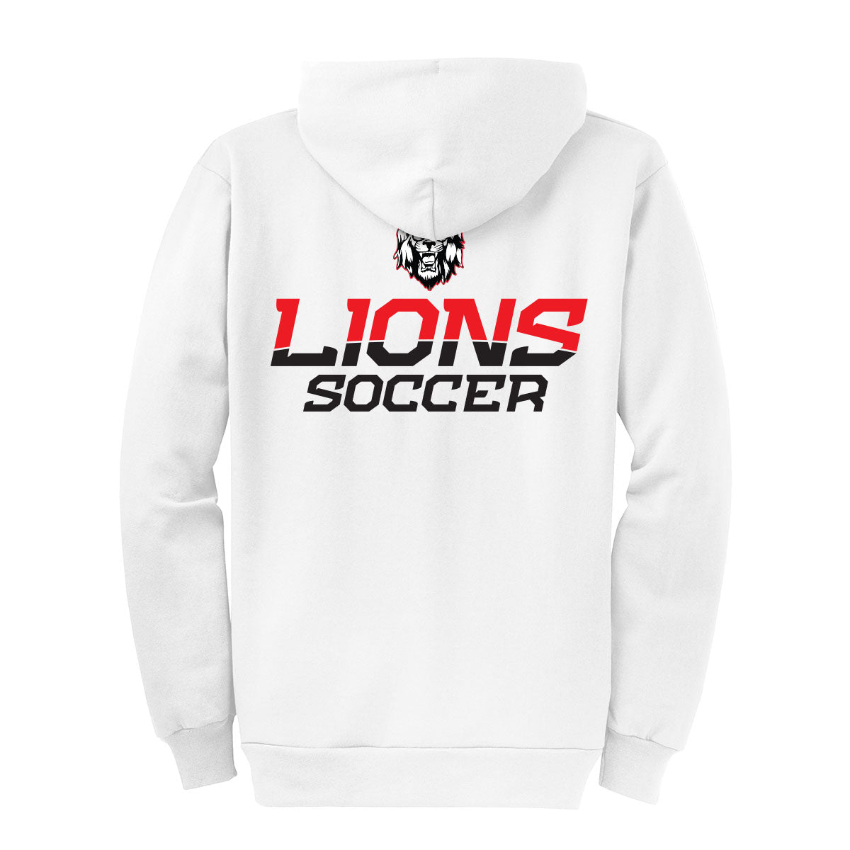 Lions Soccer 2 Color Full Zip Sweatshirt