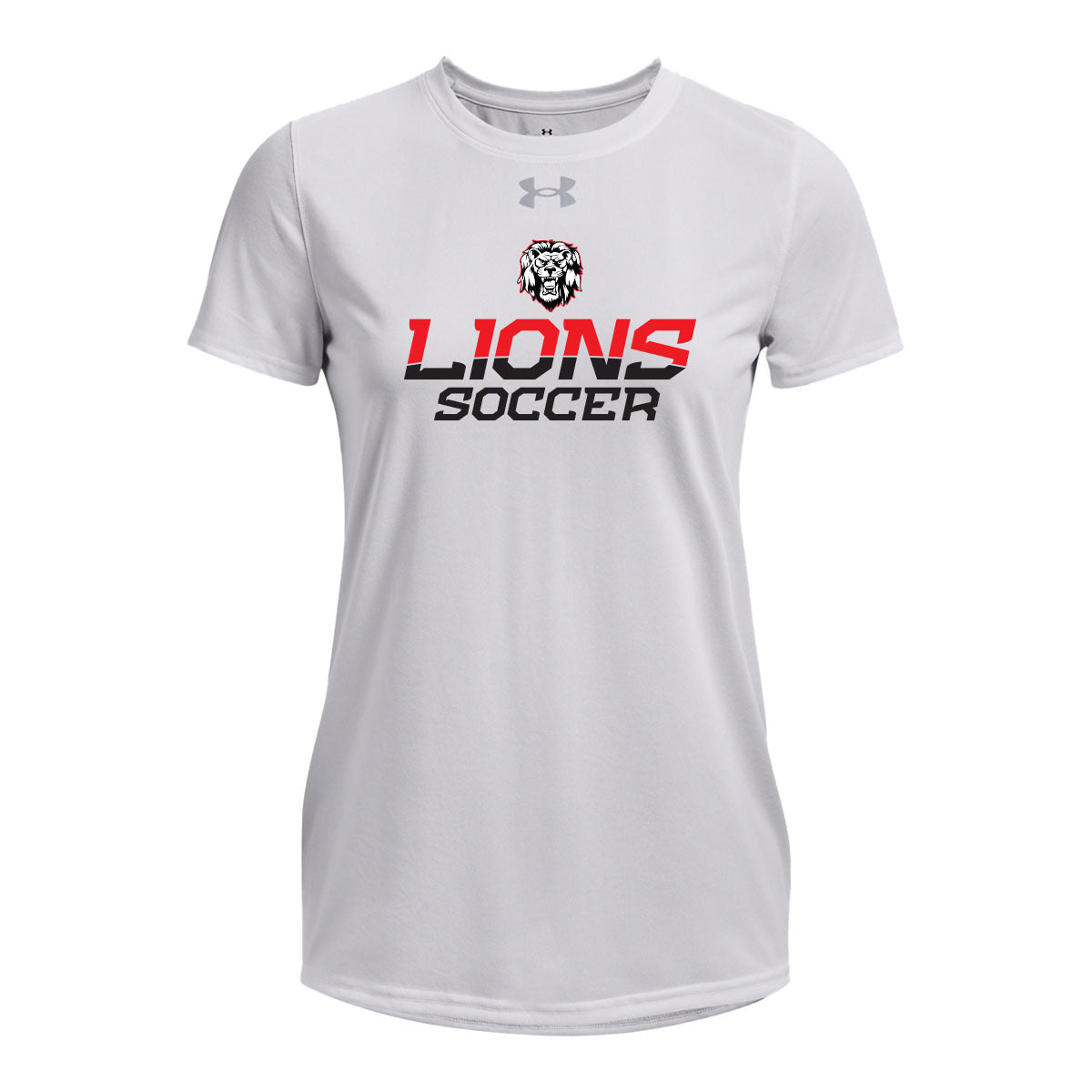 Lions Soccer 2 Color Womens Under Armour Tee