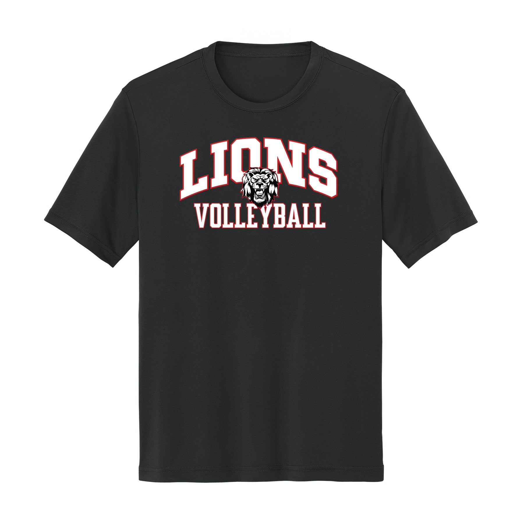 Liberty Volleyball Curved Unisex Dri Fit Tee
