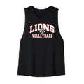 Liberty Volleyball Curved Cropped Racerback Tank