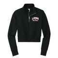 Liberty Volleyball Curved Cropped 1/4 Zip Fleece