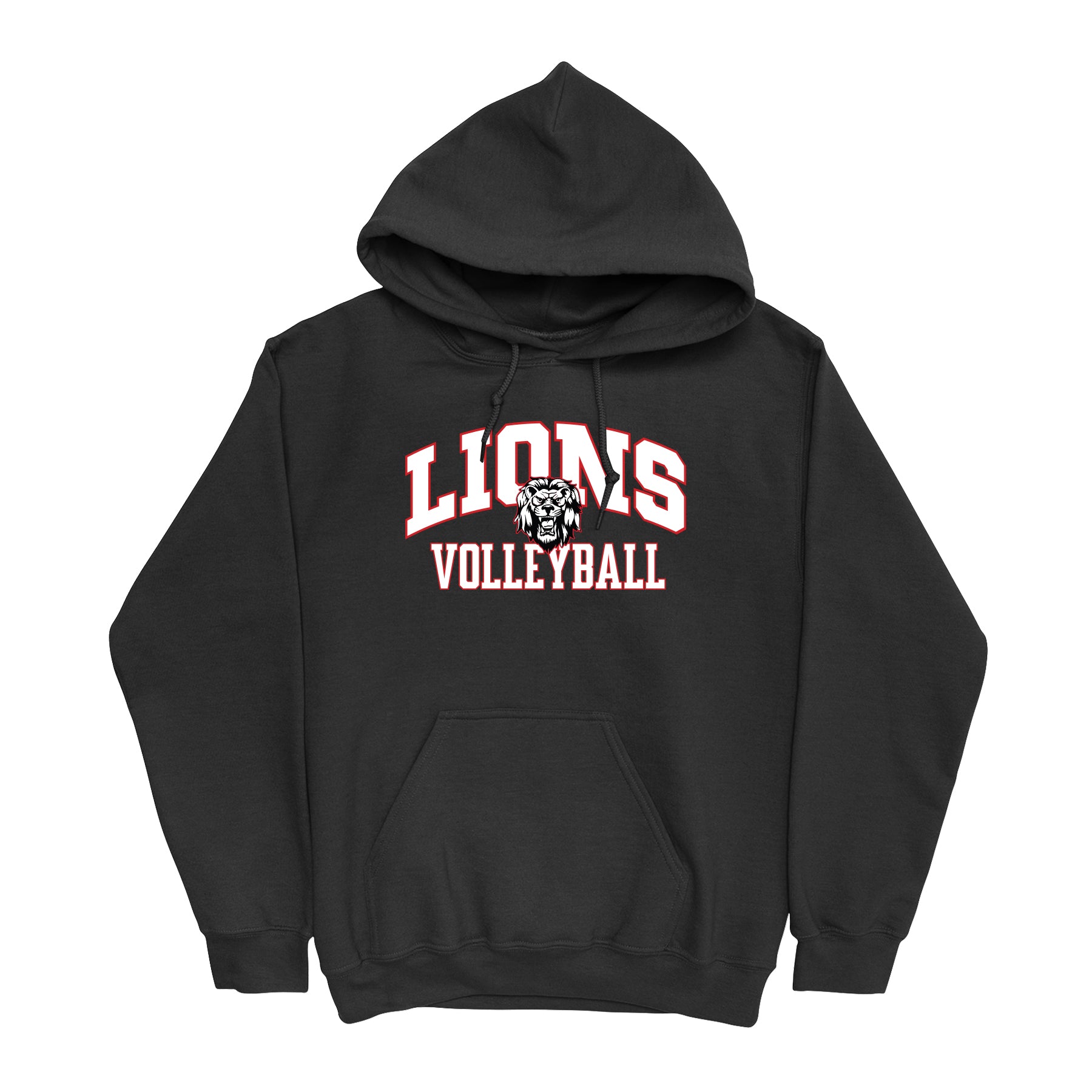Liberty Volleyball Curved Hoodie