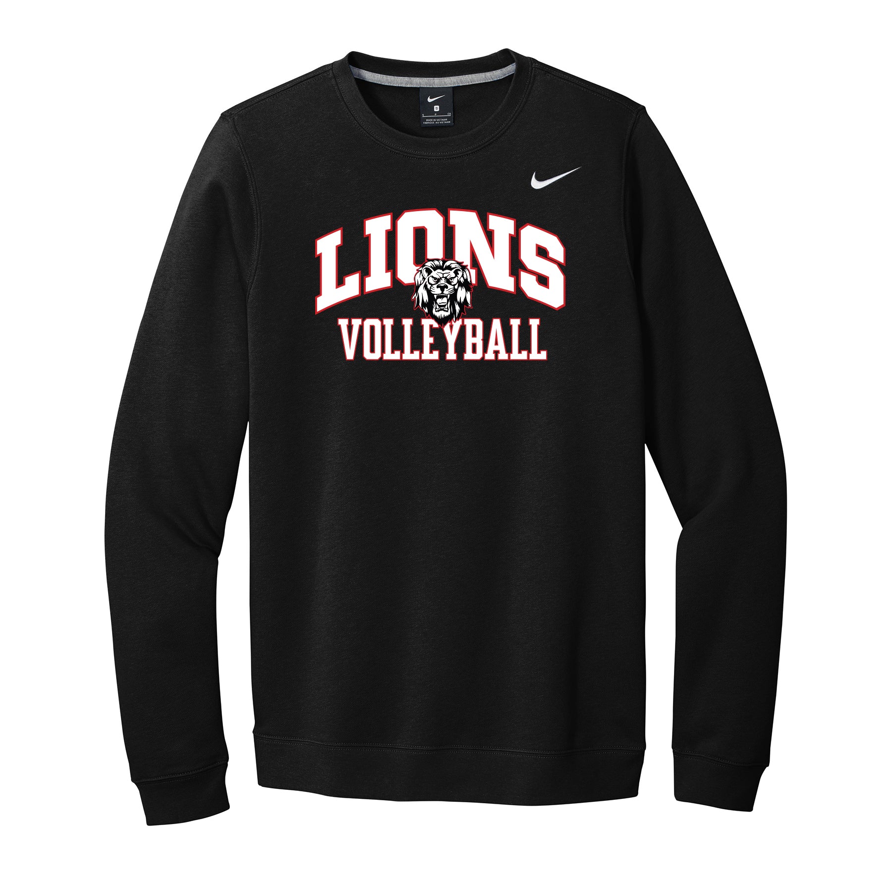 Liberty Volleyball Curved Nike Crewneck Sweatshirt