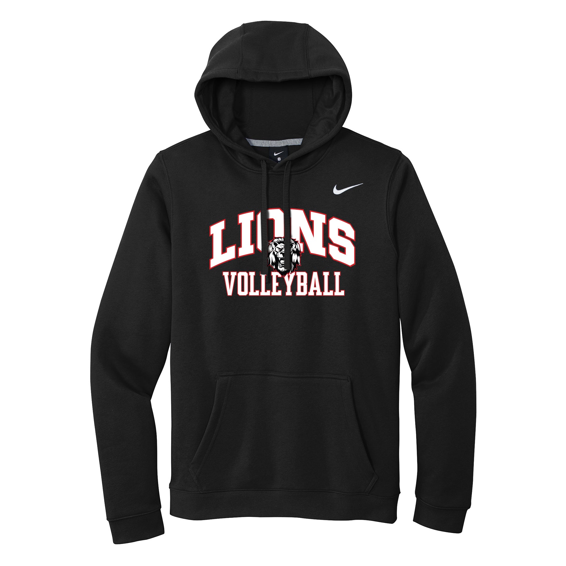 Liberty Volleyball Curved Nike Hoodie