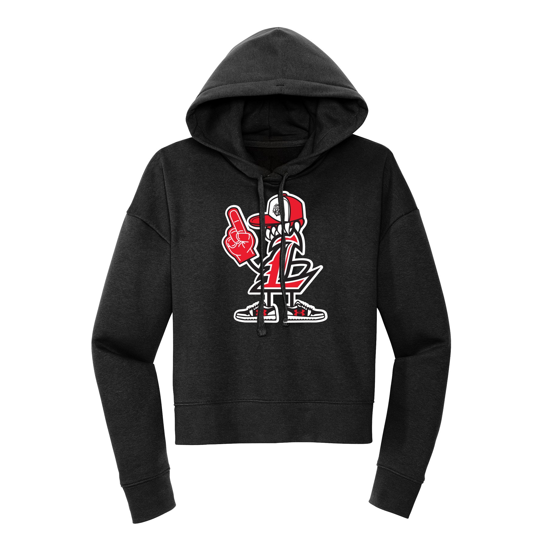#1  Fan Cropped Hoodie