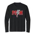 Liberty Pom Lighting Bolt Unisex Long Sleeve Tee