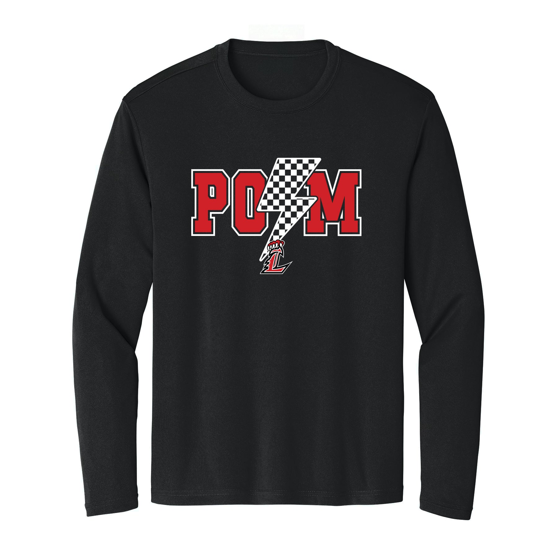 Liberty Pom Lighting Bolt Unisex Long Sleeve Tee