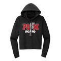 Liberty Lions Pom Mom Lighting Bolt Cropped Hoodie