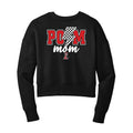 Liberty Lions Pom Mom Lighting Bolt Cropped Crewneck Sweatshirt