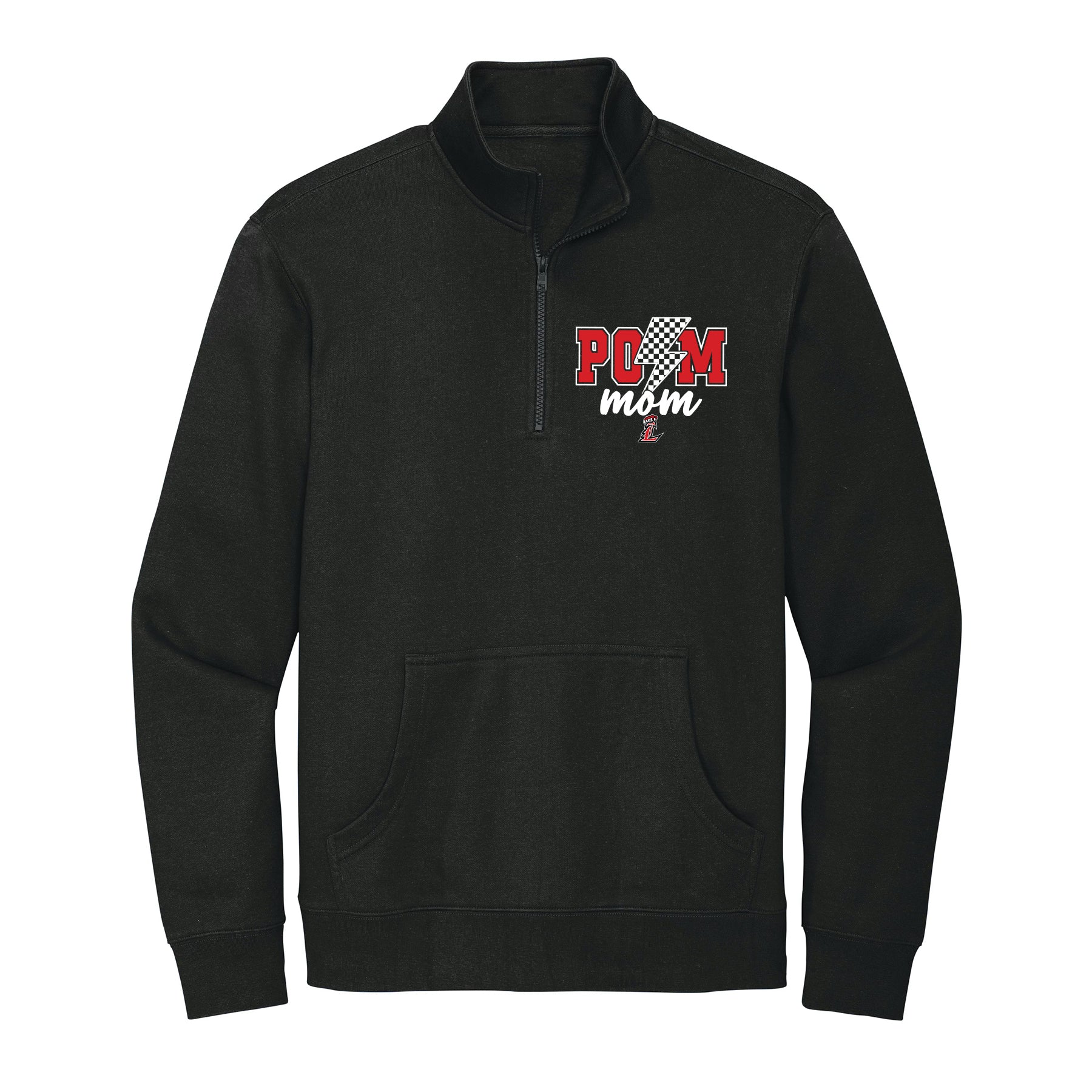 Liberty Lions Pom Mom Lighting Bolt 1/4 Zip Fleece