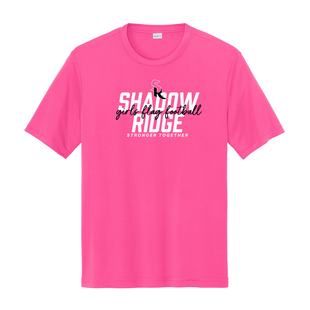 Shadow Ridge Flag Football Pink Out Dri Fit Tee