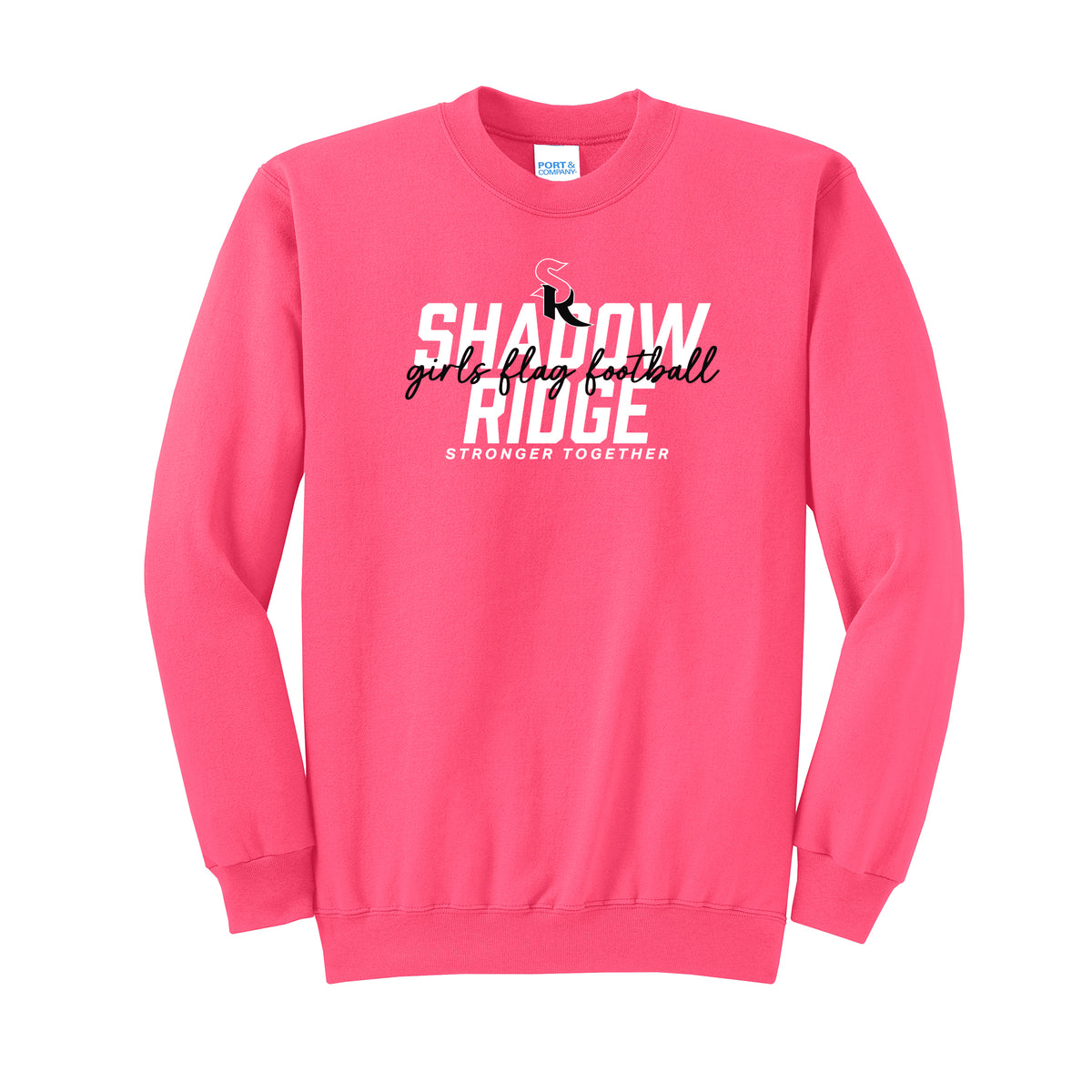 Shadow Ridge Flag Football Pink Out Unisex Crewneck Sweatshirt