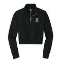 L Cheer Cropped 1/4 Zip Fleece
