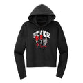 Senior Volleyball Mom Cropped Hoodie