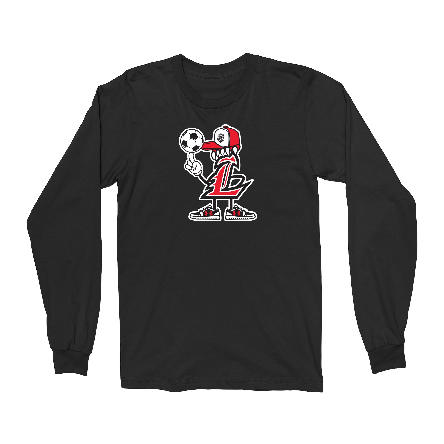 Liberty Lions Soccer Fan Unisex Long Sleeve Tee