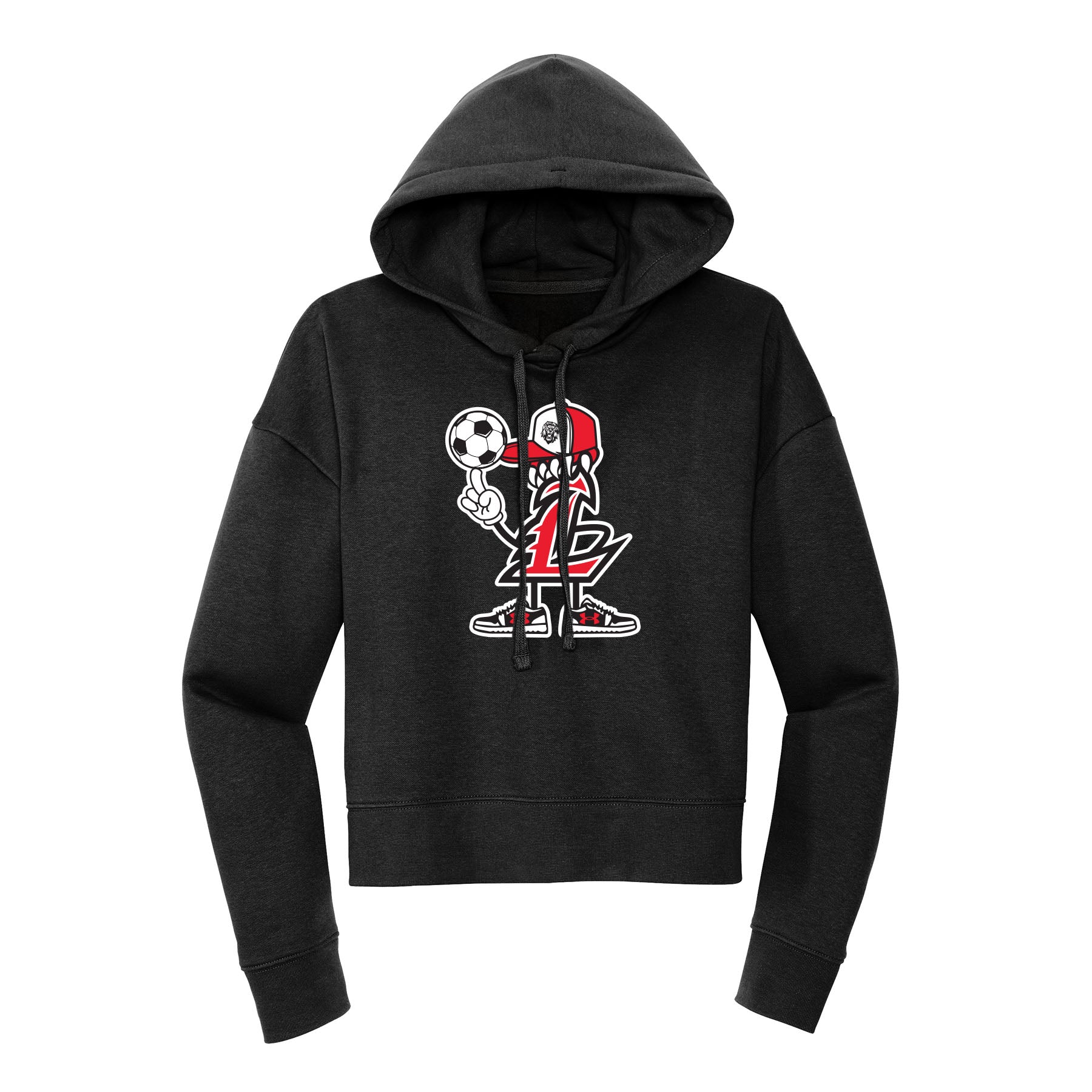 Liberty Lions Soccer Fan Cropped Hoodie
