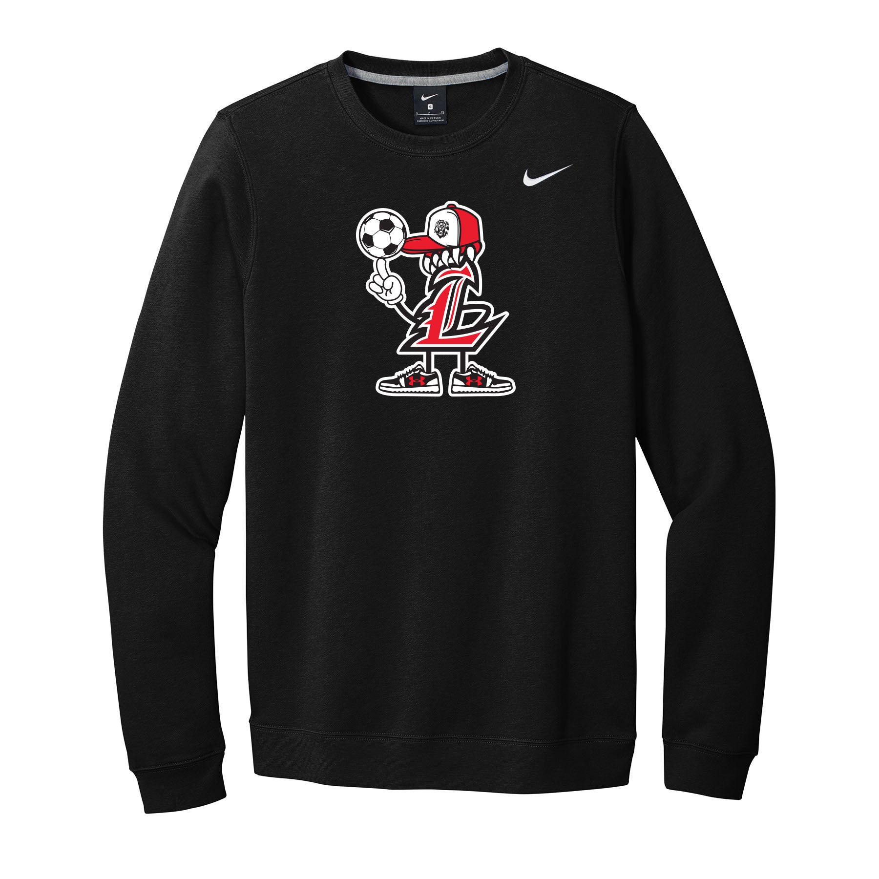 Liberty Lions Soccer Fan Nike Crewneck Sweatshirt