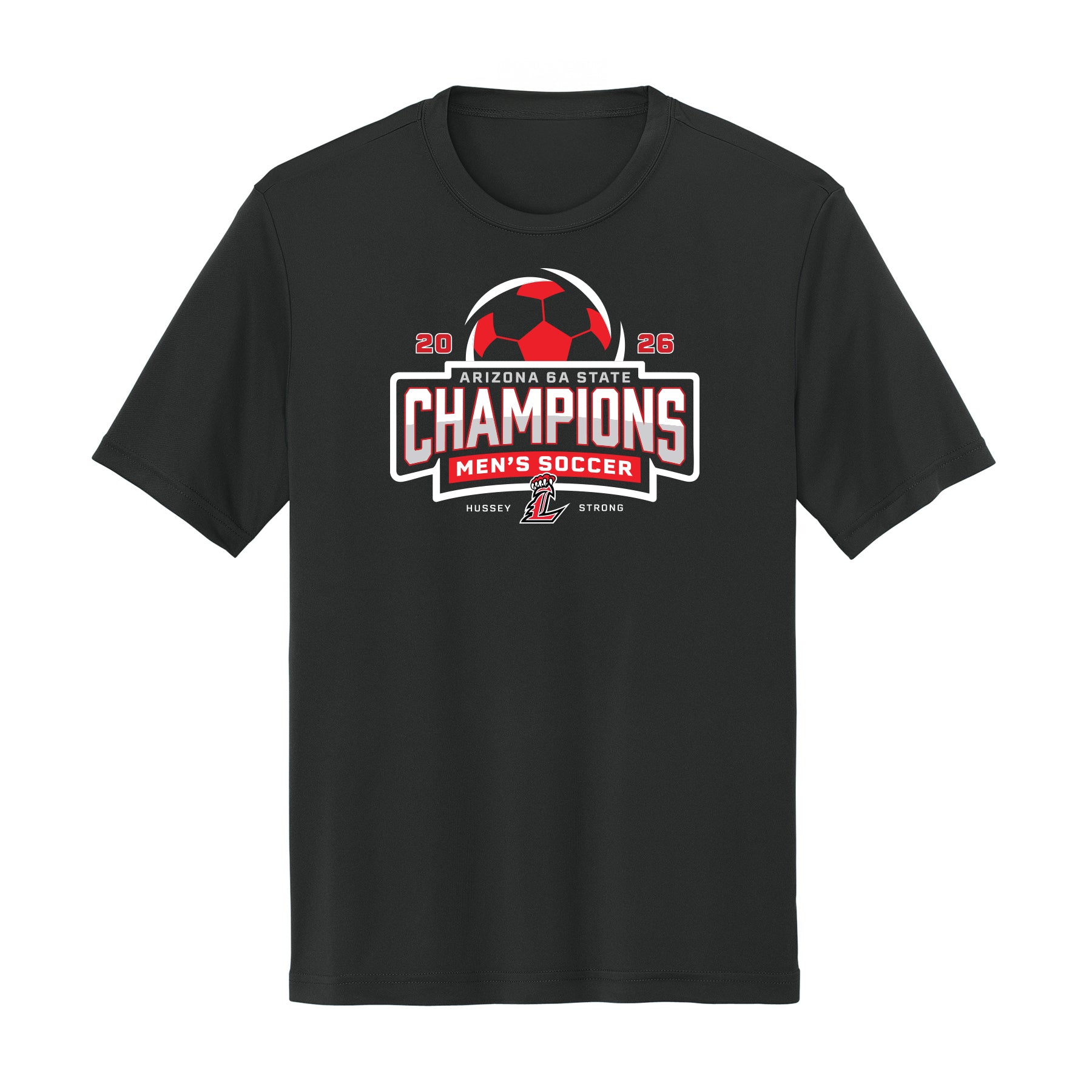 2026 Liberty Men's Soccer State Champs Dri Fit Tee