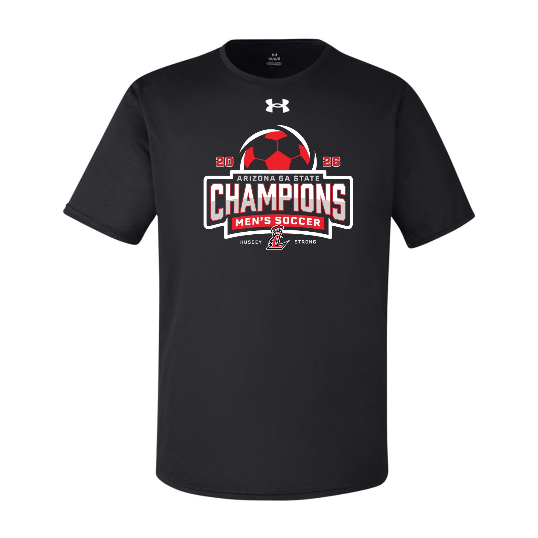 2026 Liberty Men's Soccer State Champs Under Armour Tee