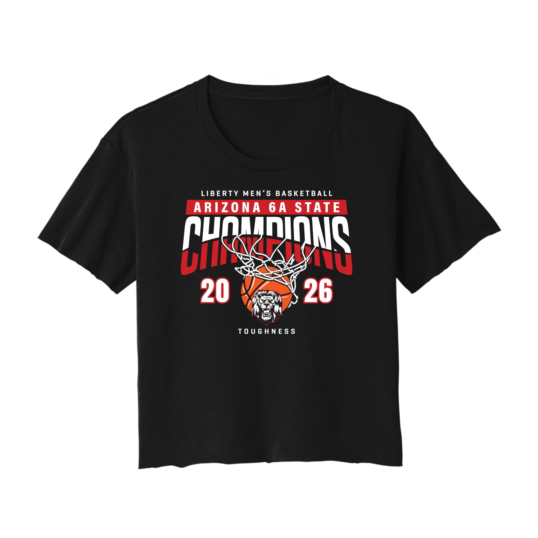 Liberty Basketball State Champions Cropped Tee
