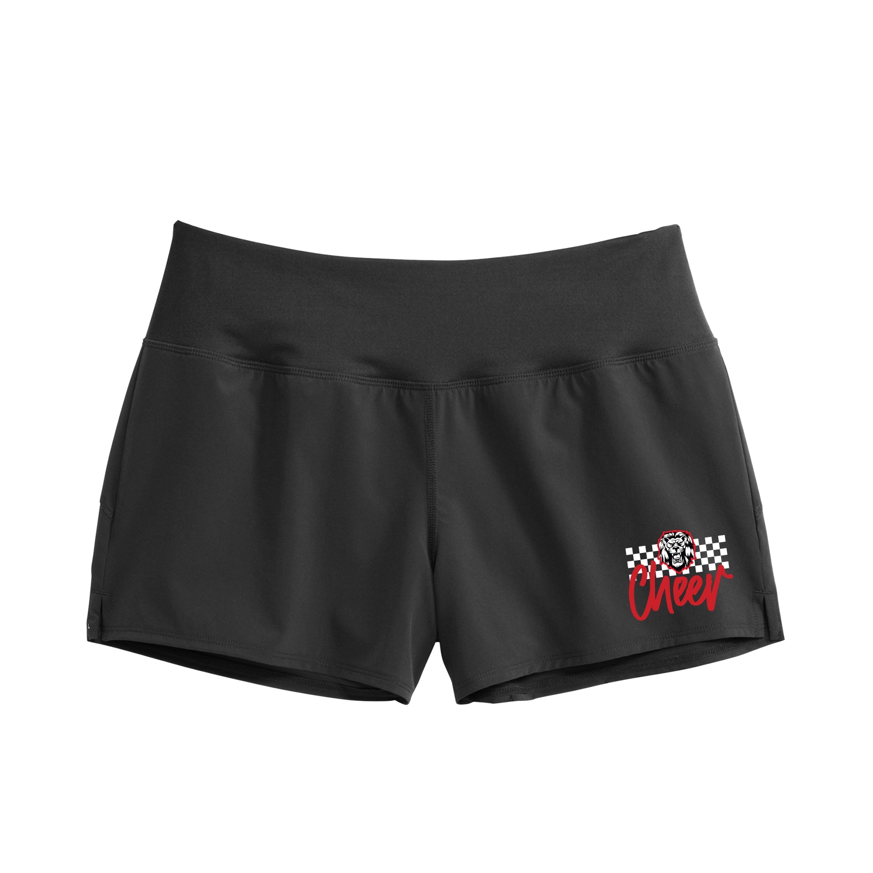 Lions Cheer Checkered Women's Shorts