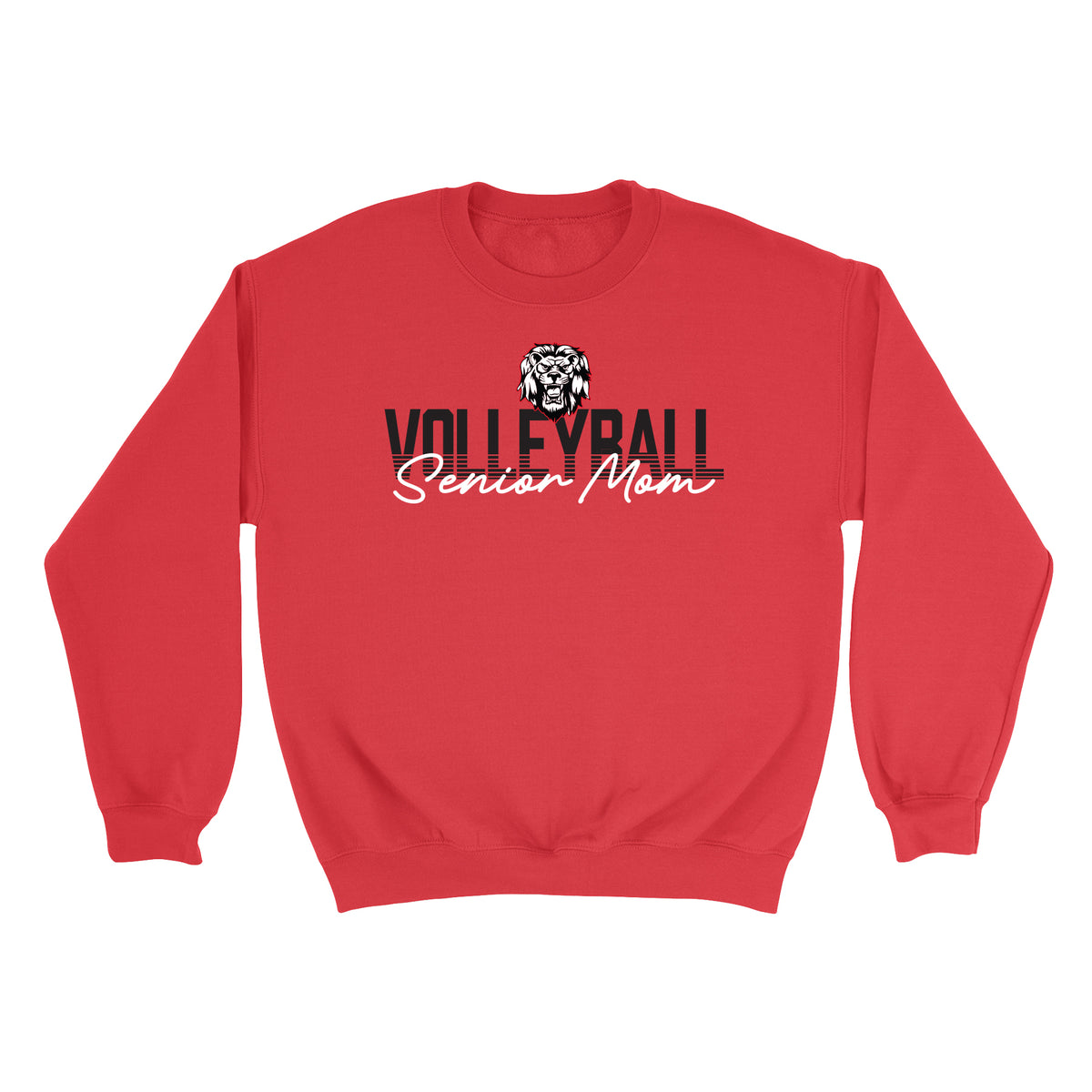 Lions Senior Volleyball Mom Crewneck Sweatshirt