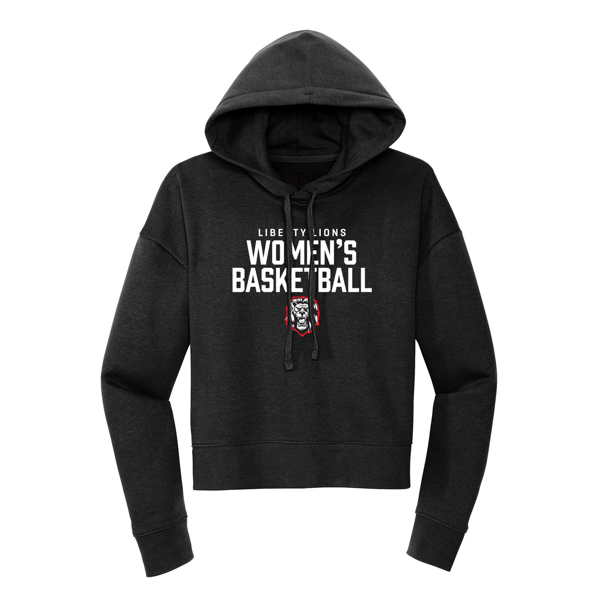 Lions Women's Basketball Cropped Hoodie