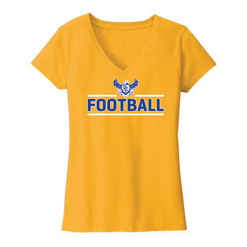 Eagle Football Women's V-Neck Tee
