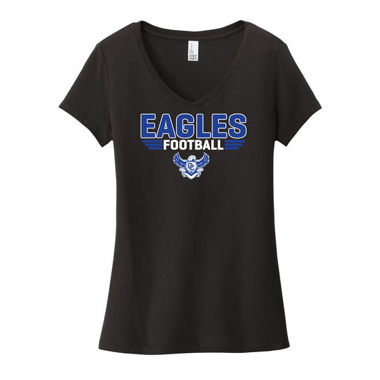 Eagles Women's V-Neck Tee