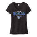 Junior Eagles Football Women's V-Neck Tee